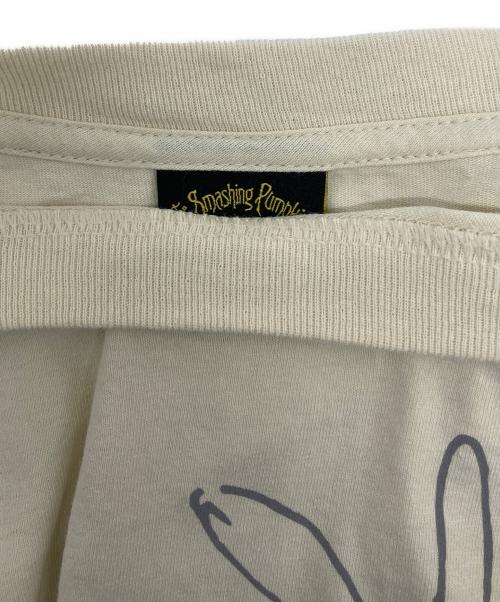 HUF（ハフ）HUF (ハフ) smashing pumpkins (スマッシングパンプキンズ) プリントTシャツ ベージュ サイズ:Lの古着・服飾アイテム