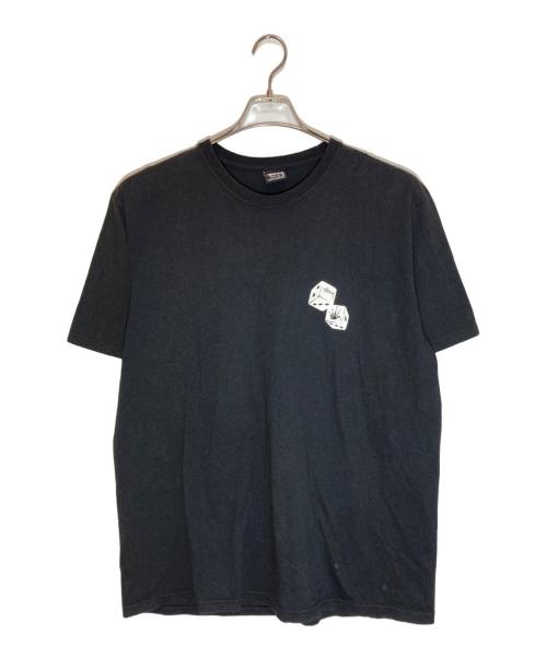 stussy（ステューシー）stussy (ステューシー) ダイス プリントTシャツ ブラック サイズ:Lの古着・服飾アイテム