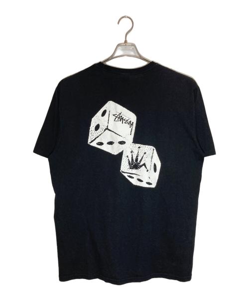 stussy（ステューシー）stussy (ステューシー) ダイス プリントTシャツ ブラック サイズ:Lの古着・服飾アイテム
