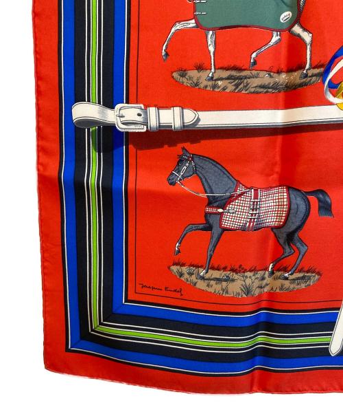 HERMES（エルメス）HERMES (エルメス) カレ90 レッドの古着・服飾アイテム