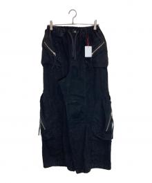 MAISON SPECIAL（メゾンスペシャル）の古着「Many Pockets Cargo Pants」｜ブラック