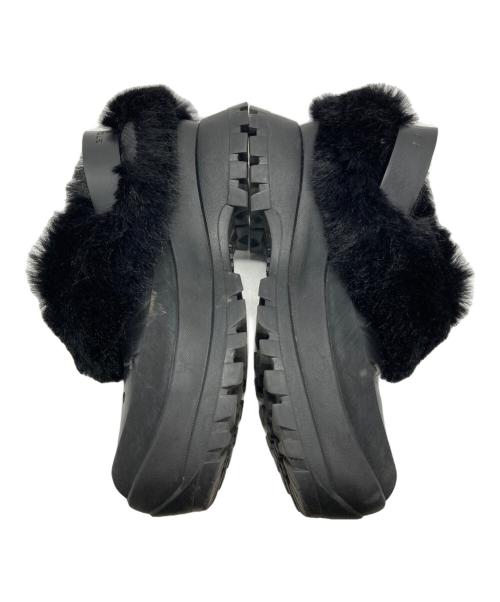 STELLA McCARTNEY（ステラマッカートニー）STELLA McCARTNEY (ステラマッカートニー) traceフェイクファークロッグサンダル ブラック サイズ:36の古着・服飾アイテム