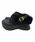 STELLA McCARTNEY (ステラマッカートニー) traceフェイクファークロッグサンダル ブラック サイズ:36：18000円