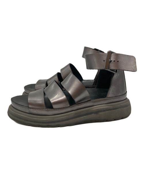 Dr.Martens（ドクターマーチン）Dr.Martens (ドクターマーチン) CLARISSAサンダル シルバー サイズ:37の古着・服飾アイテム