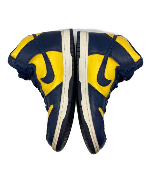 NIKE（ナイキ）NIKE (ナイキ) DUNK HIGH RETRO QS MICHIGAN イエロー×ネイビー サイズ:SIZE 28cmの古着・服飾アイテム
