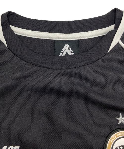 PALACE（パレス）PALACE (パレス) PRO TEAM PIPED JERSEY ブラック サイズ:Mの古着・服飾アイテム