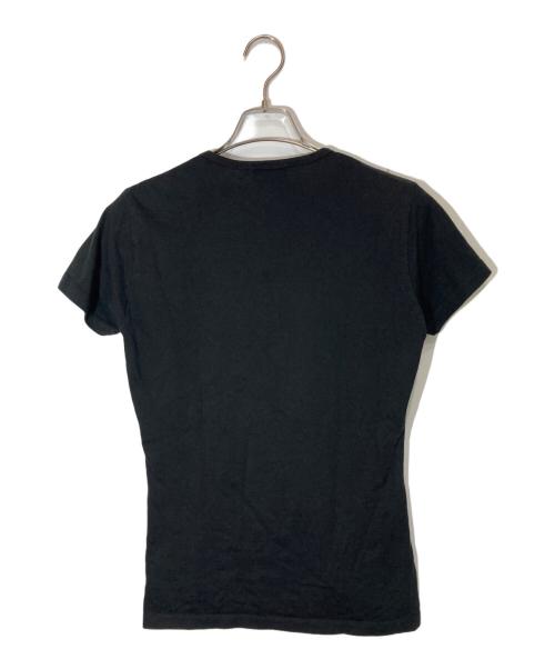 Vivienne Westwood（ヴィヴィアンウエストウッド）Vivienne Westwood (ヴィヴィアンウエストウッド) ロゴ刺繍Tシャツ ブラック サイズ:44の古着・服飾アイテム