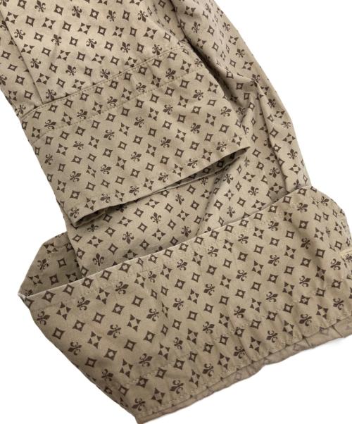 BURBERRY BLACK LABEL（バーバリーブラックレーベル）BURBERRY BLACK LABEL (バーバリーブラックレーベル) モノグラム柄シャツ ベージュ サイズ:2の古着・服飾アイテム
