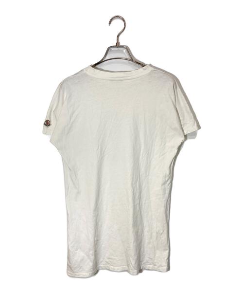 MONCLER（モンクレール）MONCLER (モンクレール) SS T-SHIRT ホワイト サイズ:14の古着・服飾アイテム