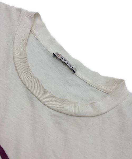 MONCLER（モンクレール）MONCLER (モンクレール) SS T-SHIRT ホワイト サイズ:14の古着・服飾アイテム