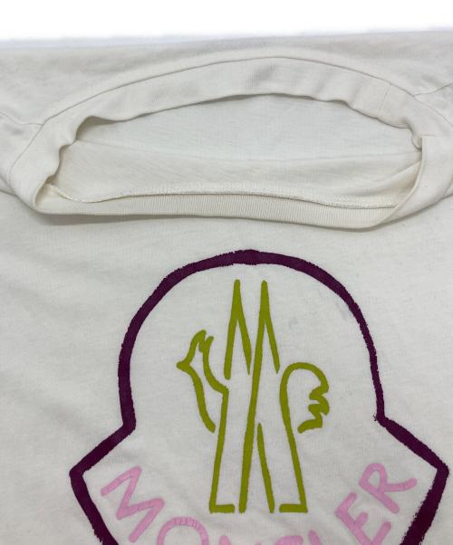 MONCLER（モンクレール）MONCLER (モンクレール) SS T-SHIRT ホワイト サイズ:14の古着・服飾アイテム