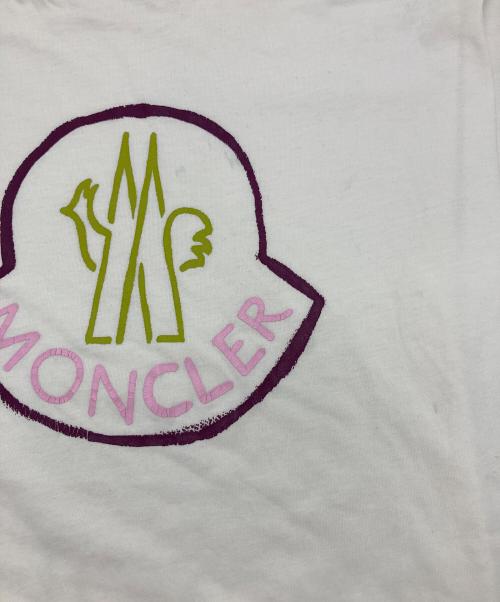 MONCLER（モンクレール）MONCLER (モンクレール) SS T-SHIRT ホワイト サイズ:14の古着・服飾アイテム