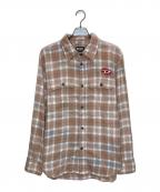 DIESELディーゼル）の古着「S-CROSS SHIRT」｜ベージュ