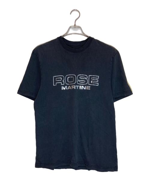 MARTINE ROSE（マーティン・ローズ）Martine rose (マーティン・ローズ) メタリックロゴ Tシャツ ブラック サイズ:Sの古着・服飾アイテム