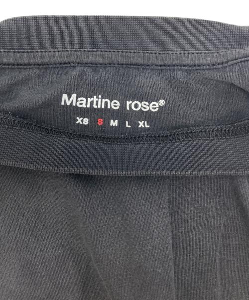 MARTINE ROSE（マーティン・ローズ）Martine rose (マーティン・ローズ) メタリックロゴ Tシャツ ブラック サイズ:Sの古着・服飾アイテム