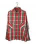 SAINT MICHAEL（セントマイケル）の古着「SA FRANNEL SHIRT CHECK / RED」｜レッド×グレー