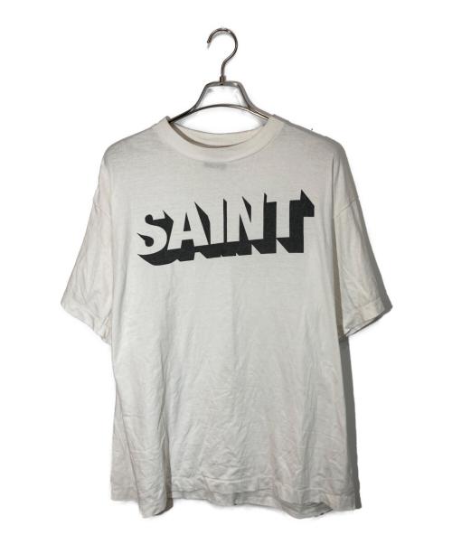 SAINT MICHAEL（セントマイケル）SAINT MICHAEL (セントマイケル) SAINT SS TEE ホワイト サイズ:Lの古着・服飾アイテム