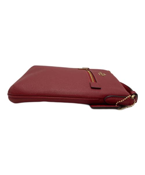 COACH（コーチ）COACH (コーチ) ミニ ローアン ファイル バッグ レッドの古着・服飾アイテム