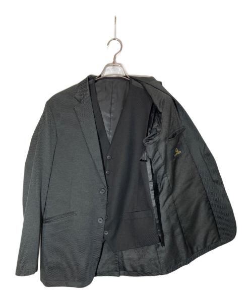 GARNIER（ガルニエ）Garnier (ガルニエ) 3ピースセットアップスーツ ブラック サイズ:Lの古着・服飾アイテム