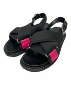 MARNIマルニ）の古着「FUSSBETT SANDAL」｜ブラック
