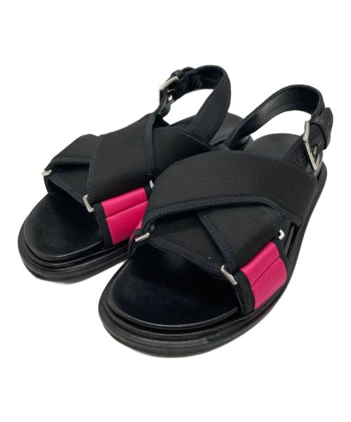 MARNI（マルニ）MARNI (マルニ) FUSSBETT SANDAL ブラック サイズ:37の古着・服飾アイテム