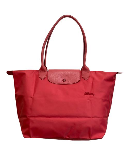 LONGCHAMP（ロンシャン）LONGCHAMP (ロンシャン) ル・プリアージュクラブ トートバッグ ピンクの古着・服飾アイテム