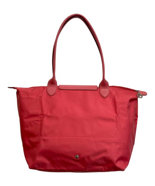 LONGCHAMP（ロンシャン）LONGCHAMP (ロンシャン) ル・プリアージュクラブ トートバッグ ピンクの古着・服飾アイテム
