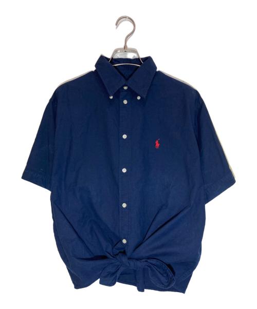 POLO RALPH LAUREN（ポロ・ラルフローレン）POLO RALPH LAUREN (ポロ・ラルフローレン) 前結びオックスフォードシャツ ネイビー サイズ:Ⅿの古着・服飾アイテム