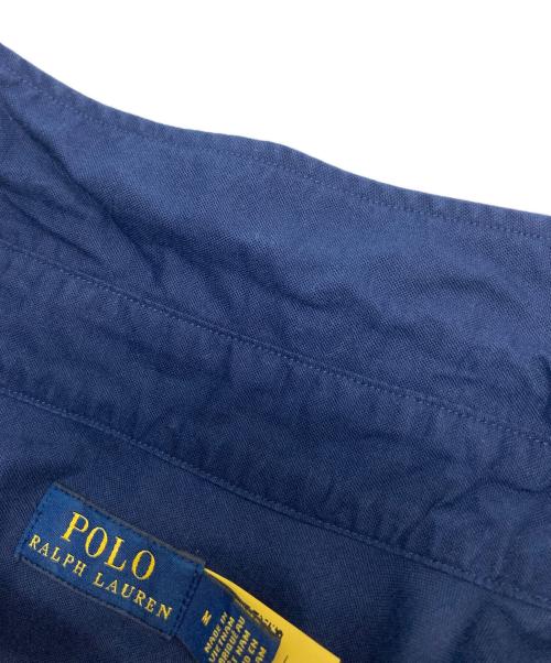POLO RALPH LAUREN（ポロ・ラルフローレン）POLO RALPH LAUREN (ポロ・ラルフローレン) 前結びオックスフォードシャツ ネイビー サイズ:Ⅿの古着・服飾アイテム