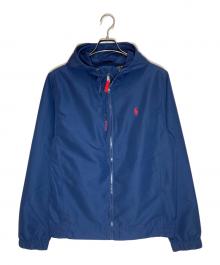 POLO RALPH LAUREN（ポロ・ラルフローレン）の古着「フーデッドジャケット」｜ネイビー
