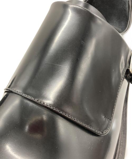 EMPORIO ARMANI（エンポリオ アルマーニ）EMPORIO ARMANI (エンポリオ アルマーニ) モンクストラップシューズ ブラック サイズ:SIZE 6の古着・服飾アイテム