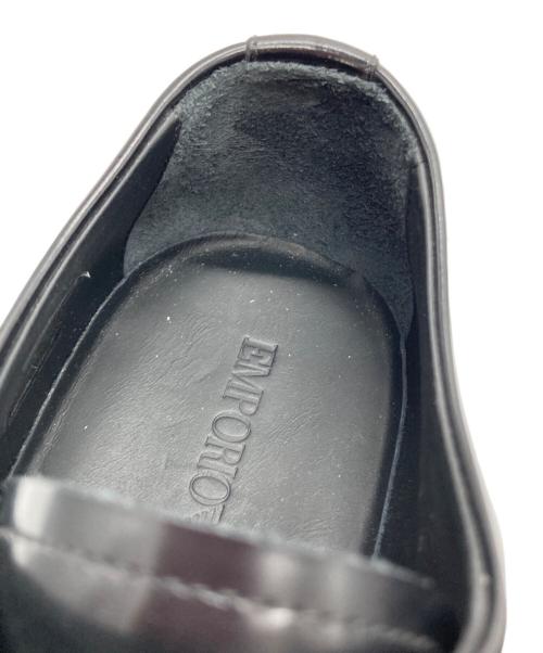 EMPORIO ARMANI（エンポリオ アルマーニ）EMPORIO ARMANI (エンポリオ アルマーニ) モンクストラップシューズ ブラック サイズ:SIZE 6の古着・服飾アイテム
