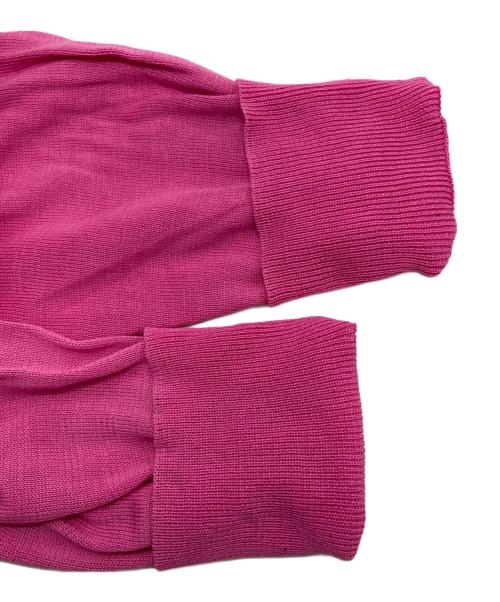 Yves Saint Laurent（イヴサンローラン）Yves Saint Laurent (イヴサンローラン) 金ボタン YSLロゴニットカーディガン ピンク サイズ:Ⅿの古着・服飾アイテム