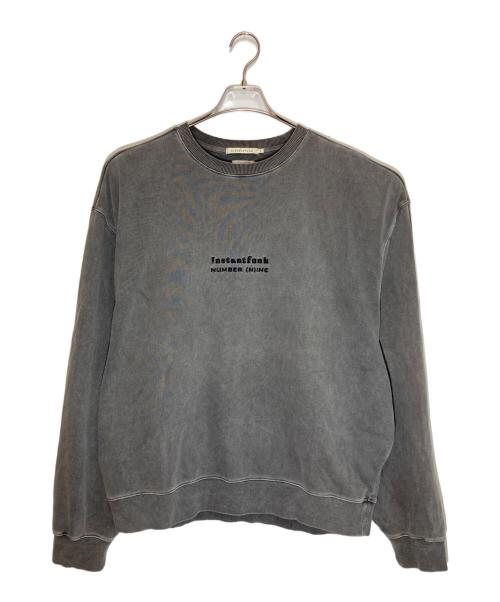 NUMBER (N)INE（ナンバーナイン）NUMBER (N)INE (ナンバーナイン) InstantFunk (インスタントファンク) ロゴスウェット グレー サイズ:SIZE 1の古着・服飾アイテム