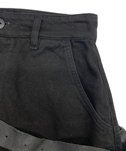 Pxxx OFF by PAL OFFNER（パルオフナー）Pxxx OFF by PAL OFFNER (パルオフナー) ベルト付サルエルパンツ ブラック サイズ:SIZE 1の古着・服飾アイテム