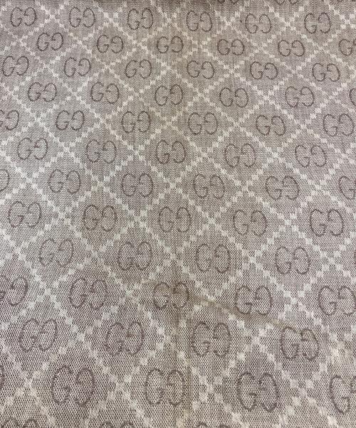 GUCCI（グッチ）GUCCI (グッチ) ウールシルクGG柄ストール ベージュ サイズ:-の古着・服飾アイテム
