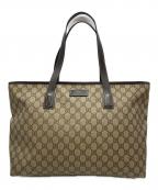 GUCCIグッチ）の古着「GGスプリーム トートバッグ」｜ベージュ