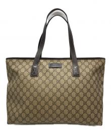 GUCCI（グッチ）の古着「GGスプリーム トートバッグ」｜ベージュ