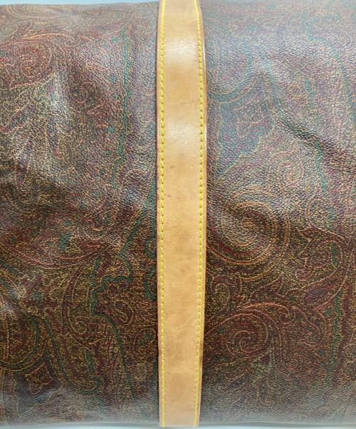 ETRO（エトロ）ETRO (エトロ) ペイズリー柄2WAYボストンバッグ ブラウン サイズ:-の古着・服飾アイテム