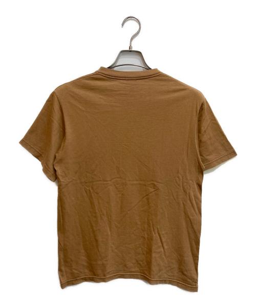 stussy（ステューシー）stussy (ステューシー) プリントTシャツ ブラウン サイズ:Sの古着・服飾アイテム