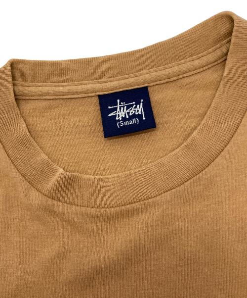 stussy（ステューシー）stussy (ステューシー) プリントTシャツ ブラウン サイズ:Sの古着・服飾アイテム