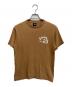 stussy（ステューシー）の古着「プリントTシャツ」｜ブラウン