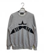 DIESELディーゼル）の古着「プリントスウェット」｜グレー