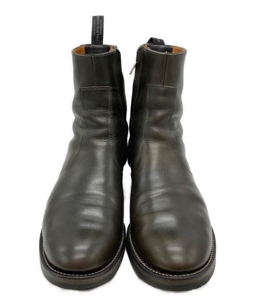 ROLLING DUB TRIO（ローリングダブトリオ）ROLLING DUB TRIO (ローリングダブトリオ) GLEANERS ZIP GRAY GUIDI CALF サイズ:8の古着・服飾アイテム