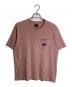 Needles（ニードルズ）の古着「S/S Papillon Emb. Pocket Tee」｜ピンク