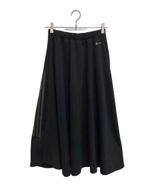 adidas（アディダス）adidas (アディダス) サイドラインスカート ブラック サイズ:Ⅿの古着・服飾アイテム