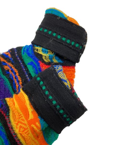 Coogi（クージー）Coogi (クージー) 3Dニット マルチカラー サイズ:Sの古着・服飾アイテム