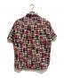 BROOKS BROTHERS (ブルックスブラザーズ) パッチワーク半袖チェックシャツ レッド サイズ:SIZE M：5000円