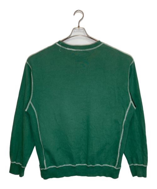 X-LARGE（エクストララージ）X-LARGE (エクストララージ) STITCH CREWNECK SWEAT グリーン サイズ:Lの古着・服飾アイテム