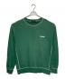 X-LARGE（エクストララージ）の古着「STITCH CREWNECK SWEAT」｜グリーン